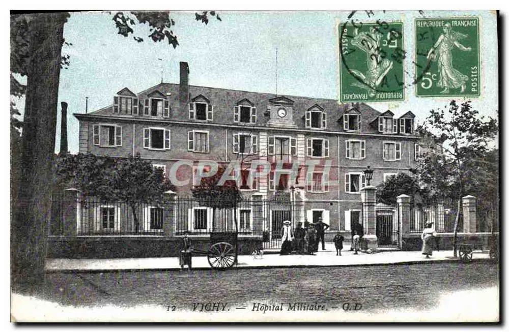 Vichy — Militärsanatorium — G.D. - Vorderseite