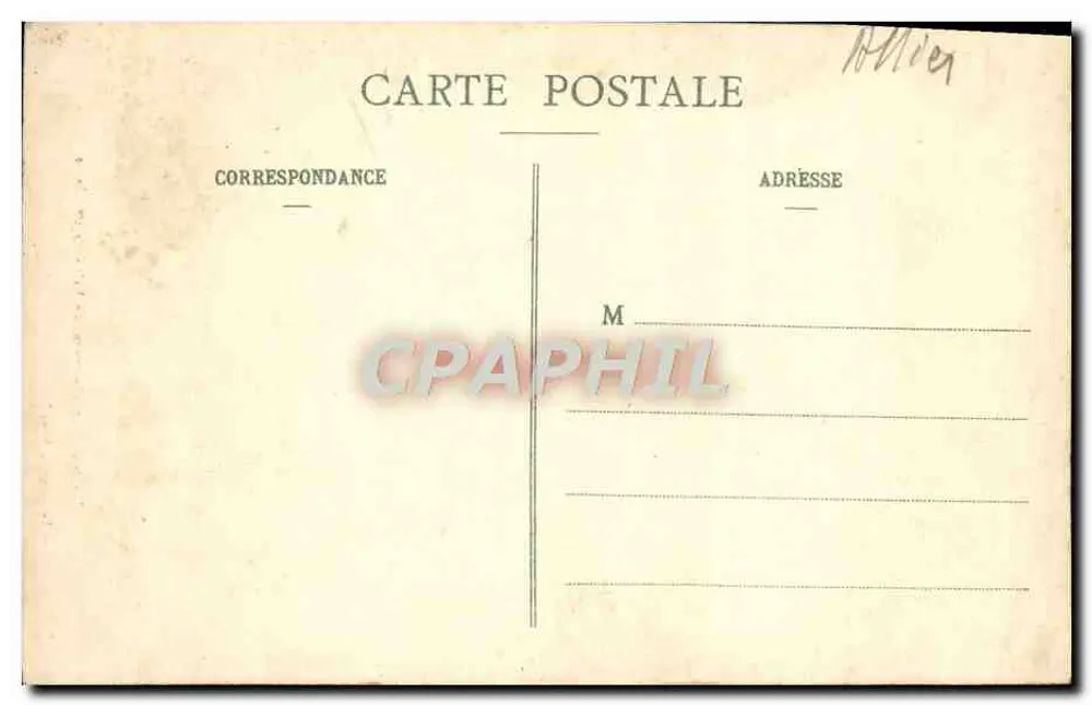 Vichy — Estabelecimento de Banhos de Primeira Classe — Cliché Galeries Parisiennes, Vichy - Verso
