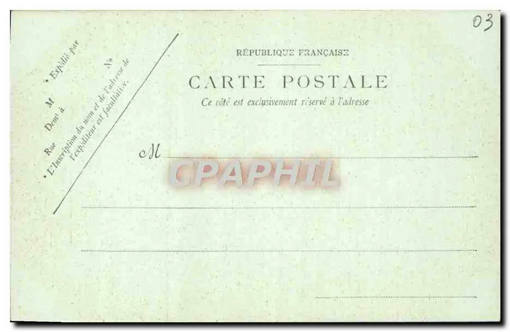 Vichy — Een hoek van het Park — L.L. - Achterkant