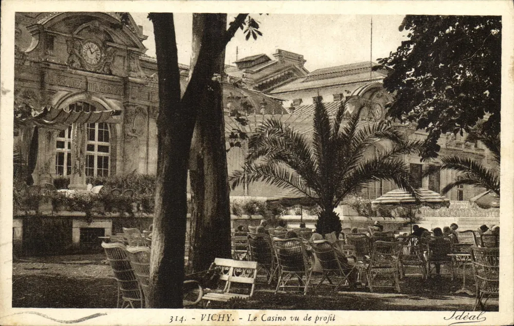 Vichy - Kasyno widziane z boku — Wydawnictwo Idéal, nr 314 - Awers