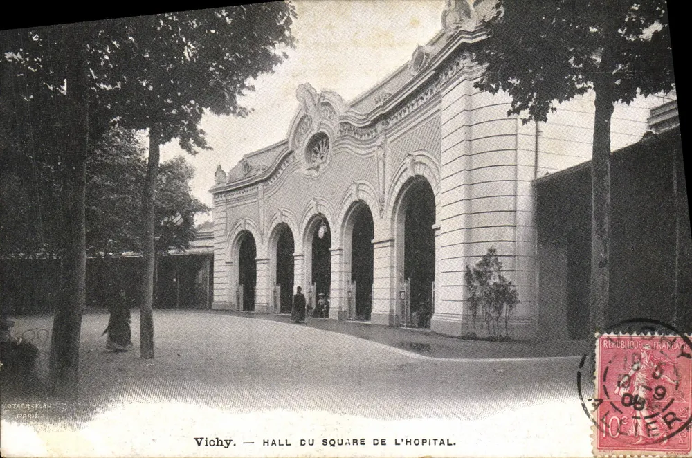 Vichy — Hall do Square de l'Hôpital — Staerck & Cie, Paris - Frente