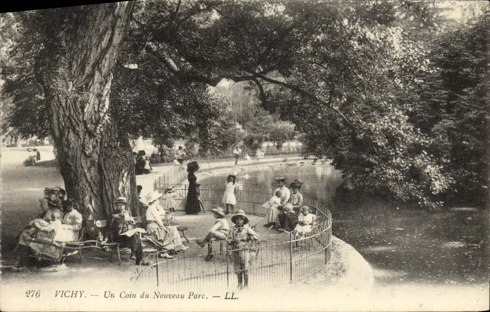 Vichy — Ein Eckchen des neuen Parks — LL. n° 276 - Vorderseite