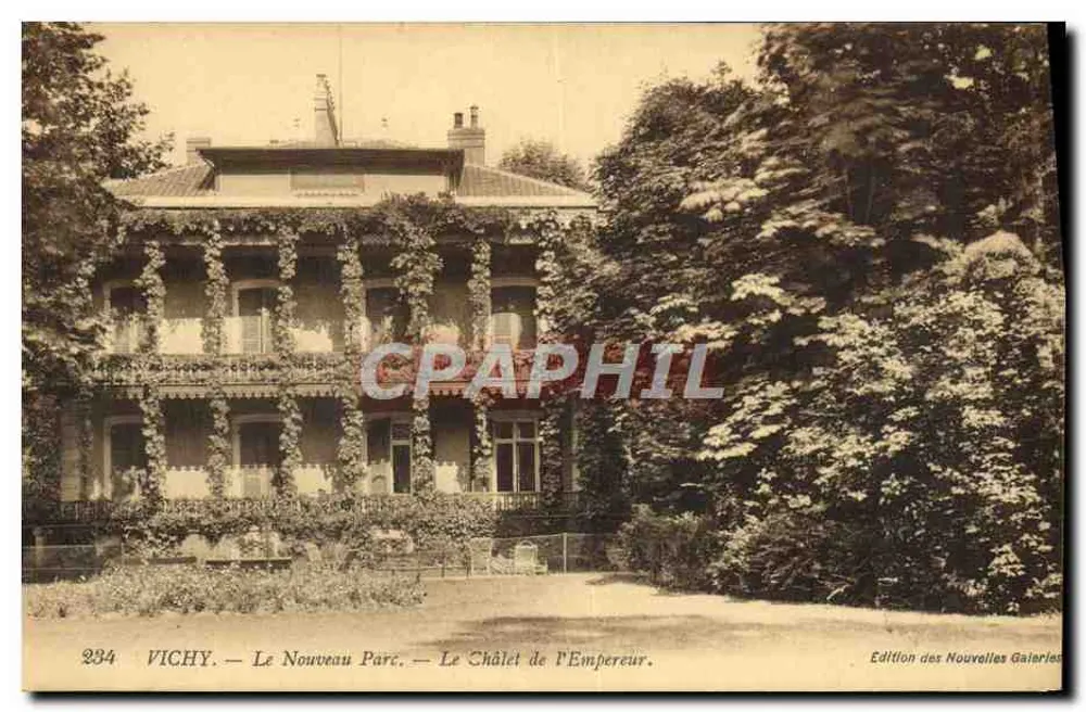 Vichy — Der Neue Park — Der Kaiserschloss — Edition des Nouvelles Galarles - Vorderseite