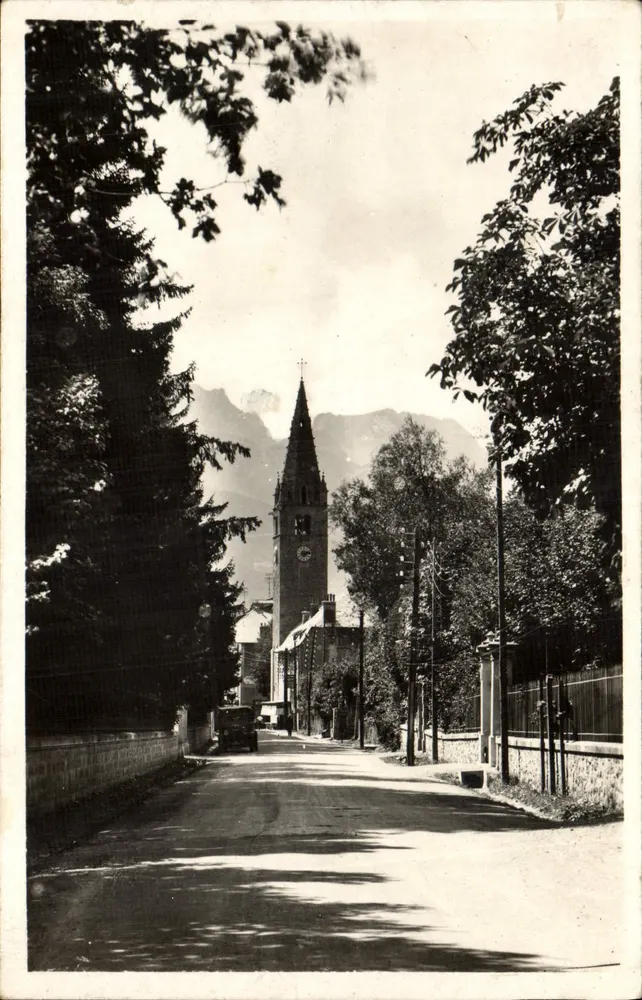 Barcelonnette — Ansicht der Kirchturms — Edition Les Alpes - Vorderseite