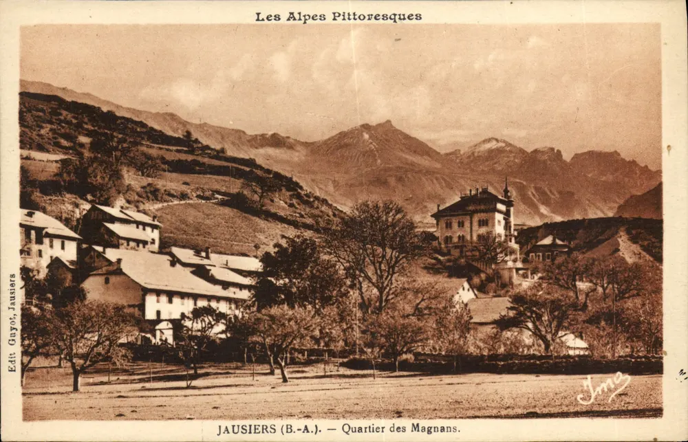Jausiers (B.-A.) — Viertel der Magnans — Les Alpes Pittoresques - Vorderseite