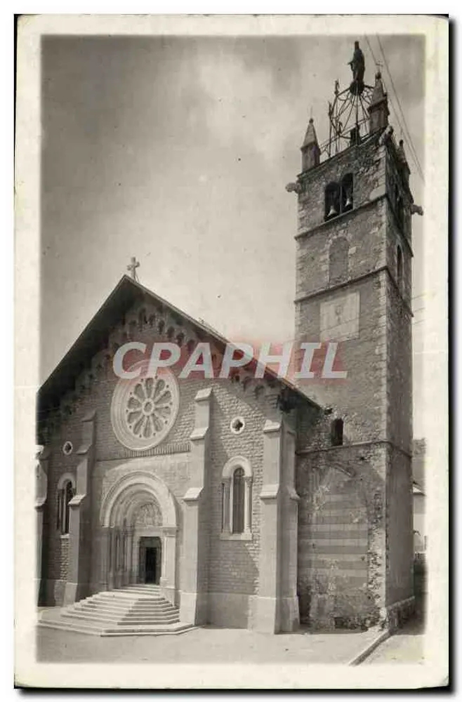Kirche von Barcelonnette — Route des Alpes — Verlag Gremble - Vorderseite