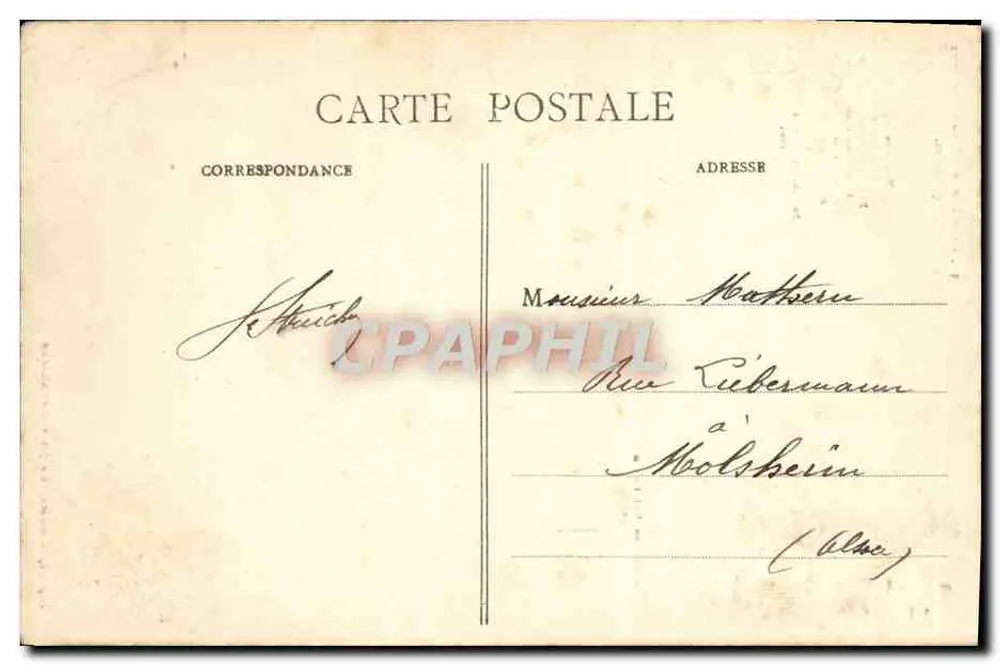 Obelisco do Mont-Genève — (1866 m.) — Imp. Pap. Chautard, Briançon et Ste-Catherine - Verso