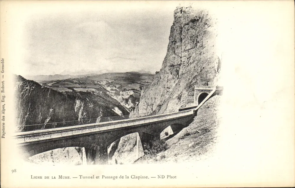 Linie der Mure — Tunnel und Passage der Clapisse — ND Phot - Vorderseite