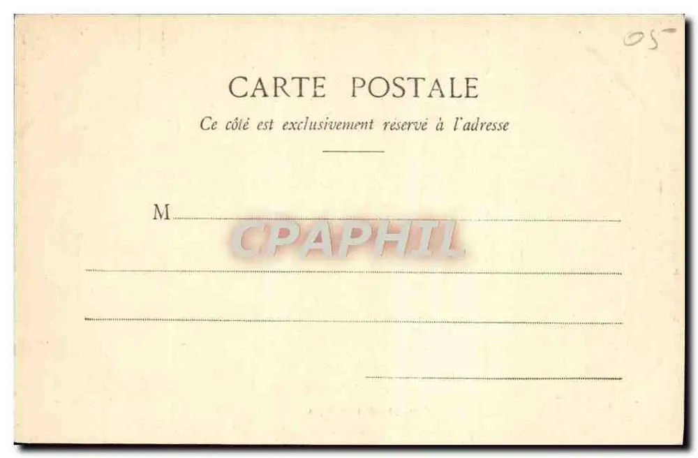 Águia real das Alpes — Editor Pitlier, Ancey, n°59 - Verso