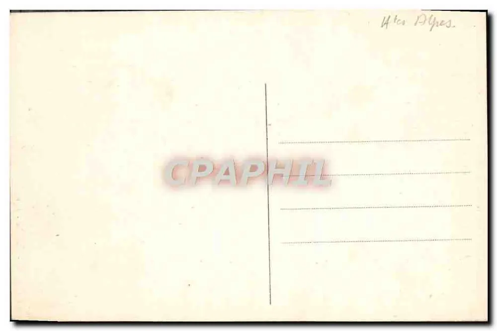 Der Sprung der Pucelle — Dauphiné — E.R. n°771 - Rückseite