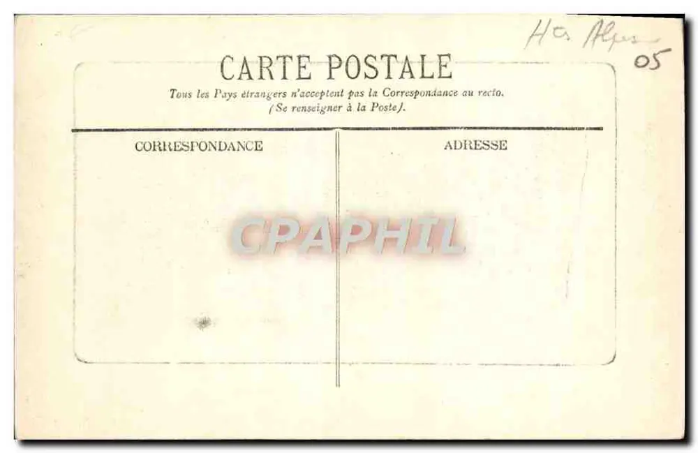 La Grave — Vue Générale — V.F.G. - 18 - Verso