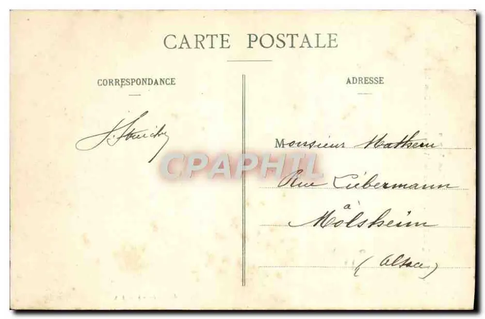 Die Alpen - Tal von Molines - Eine Dame mit Frisur - Le Queyras, Nr. 798 - Rückseite