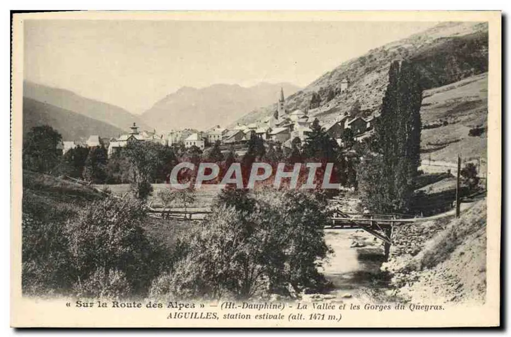 Aigouilles — A Vale e as Gorges do Queyras — (Alto-Dauphiné) - Frente