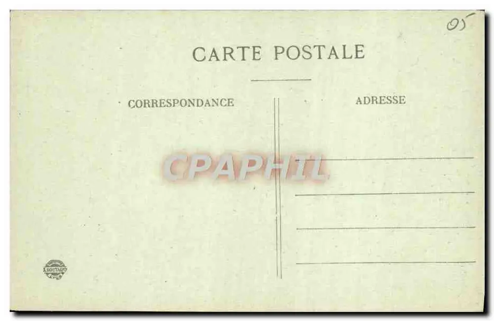 Die Alpen — Gorges du Guil — V. Fournier, Verlag Gap, Nr. 1704 - Rückseite