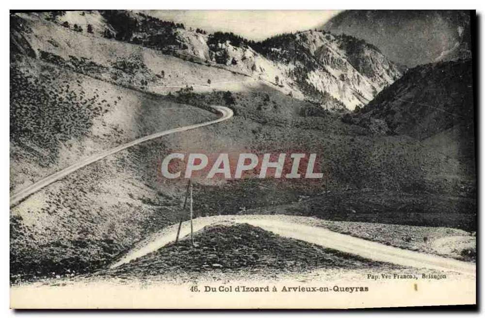 Do Col d'Izoard a Arvieux-en-Queyras — Pap. Yve Franco, Briangon - Frente