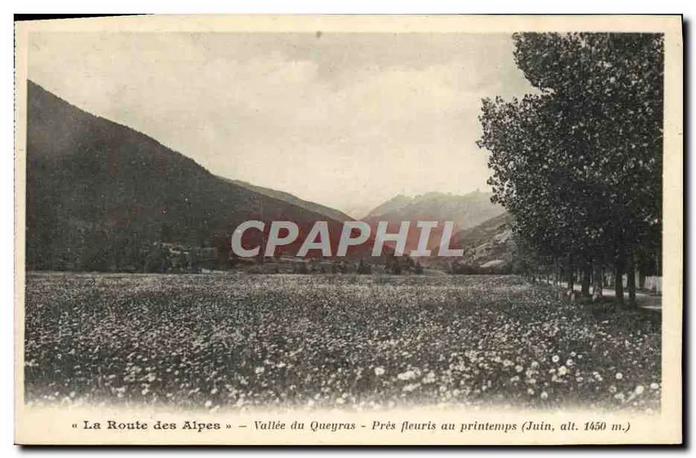Vale do Queyras — Prados floridos na primavera — Coleção Robré, n° 13-21 - Frente