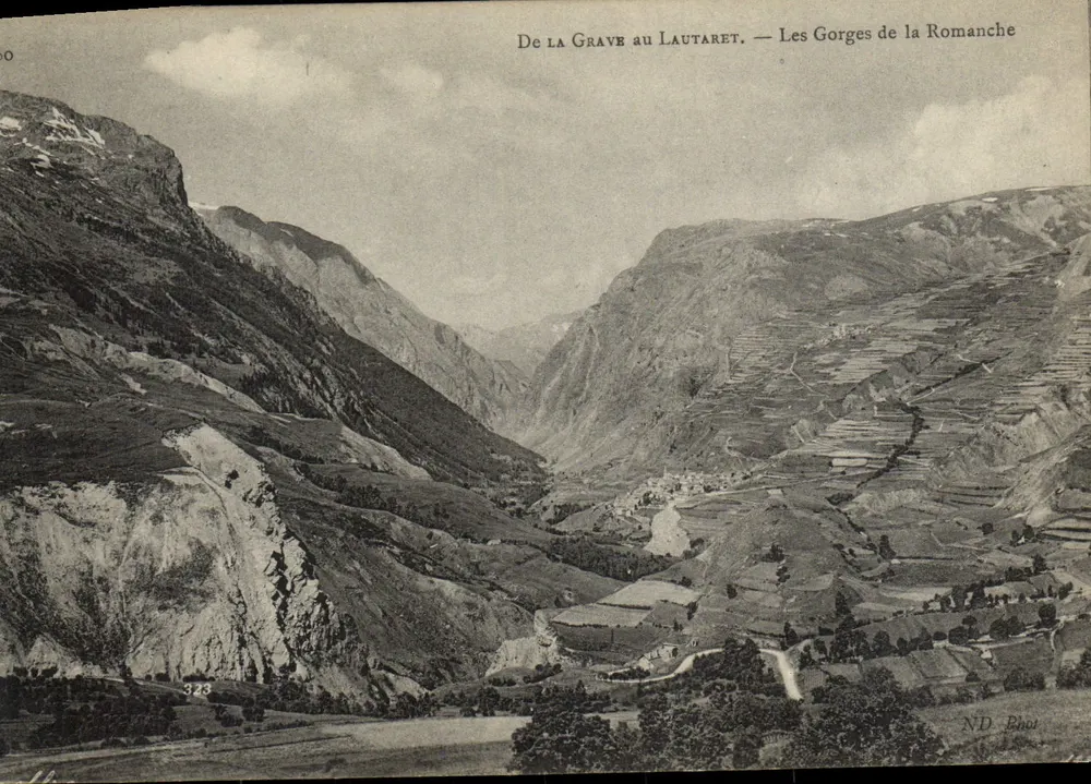 Von La Grave nach Lautaret — Die Romanche-Schlucht — ND Phot - Vorderseite