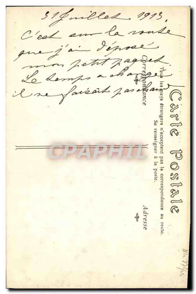 Von La Grave nach Lautaret — Die Romanche-Schlucht — ND Phot - Rückseite