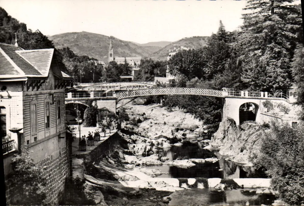 Die Brücken über die Volane — Vals-les-Bains — E.C. Paris - Vorderseite