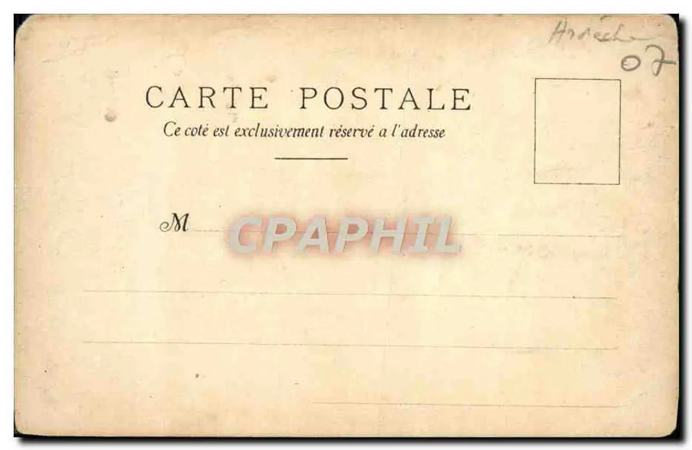 Das Schloss Aubenas bei Vals — Éditeur NOTICE, 4, rue de Greffulhe, Paris - Rückseite