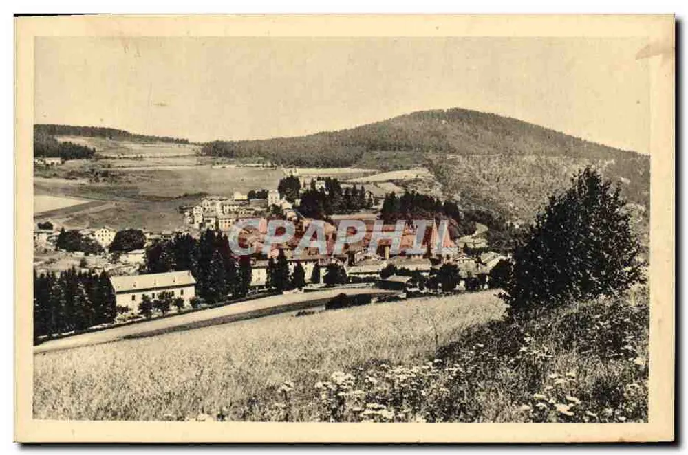La Louvesc (Ardèche) — Allgemeiner Blick und Kalvarienberg des Mont Chair — Phot. Combéacon - Vorderseite