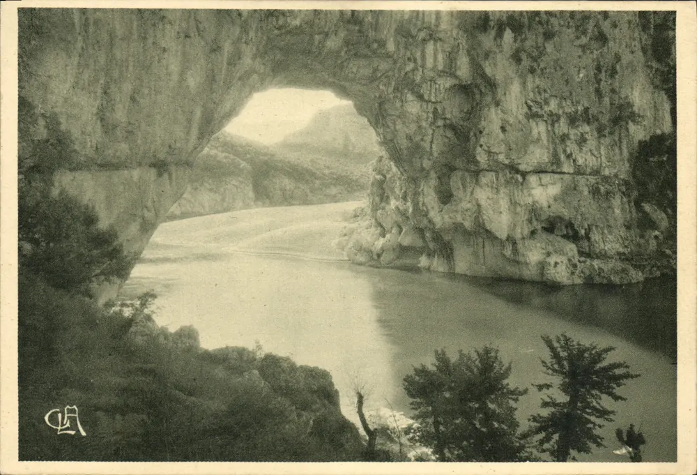 Der Bogenbrücke — Ardèche — Ausgabe G.-L. ARLAUD, Lyon - Vorderseite