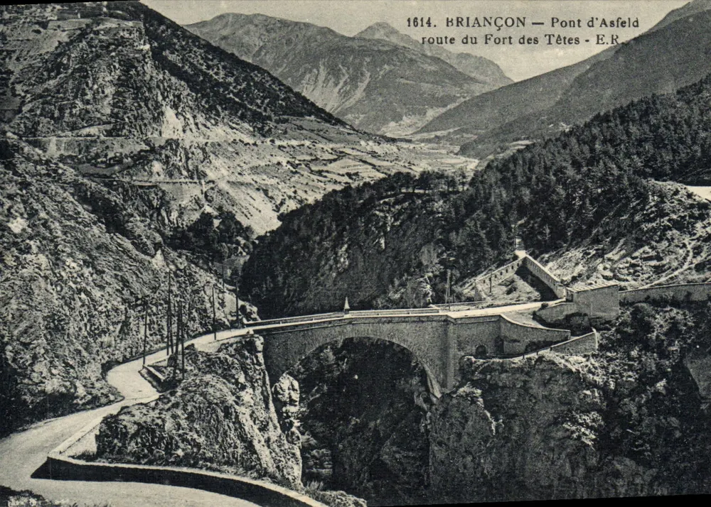 BRIANÇON — Pont d'Asfeld — route du Fort des Têtes - E.R. - Vorderseite