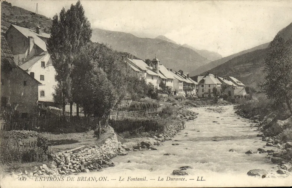 Arredores de Briançon — Le Fontanil — A Durance — LL - Frente