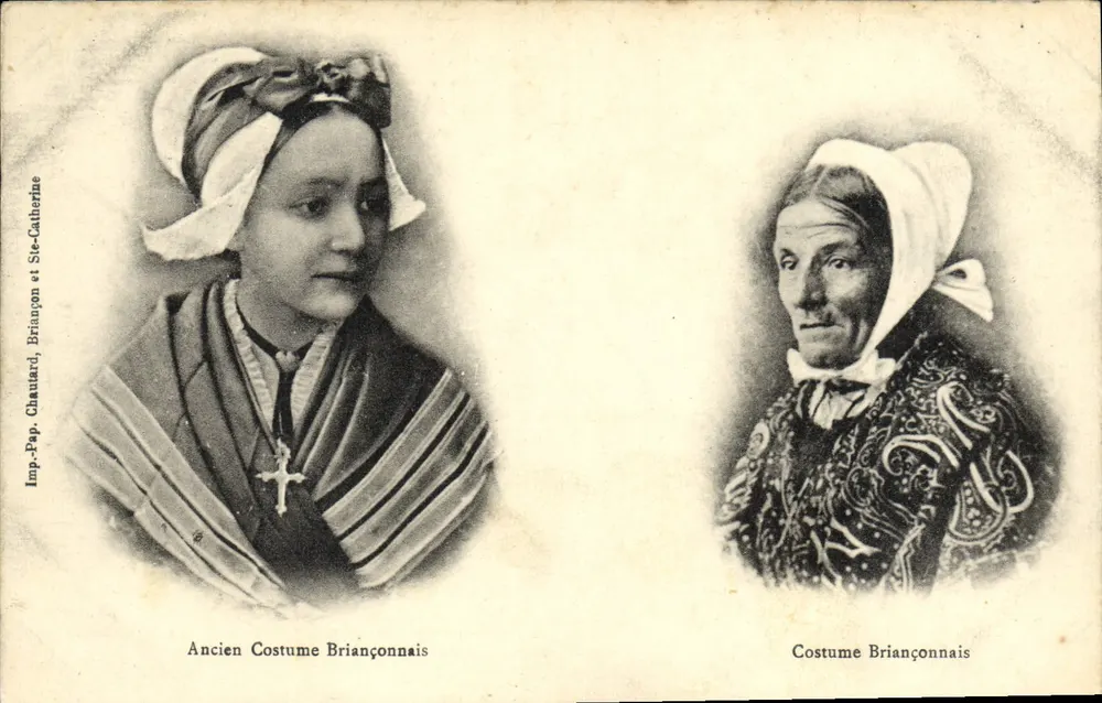 Costumi Brianzolesi — Antico e moderno — Imp. Chauvard et Ste-Catherine, Briançon - Recto