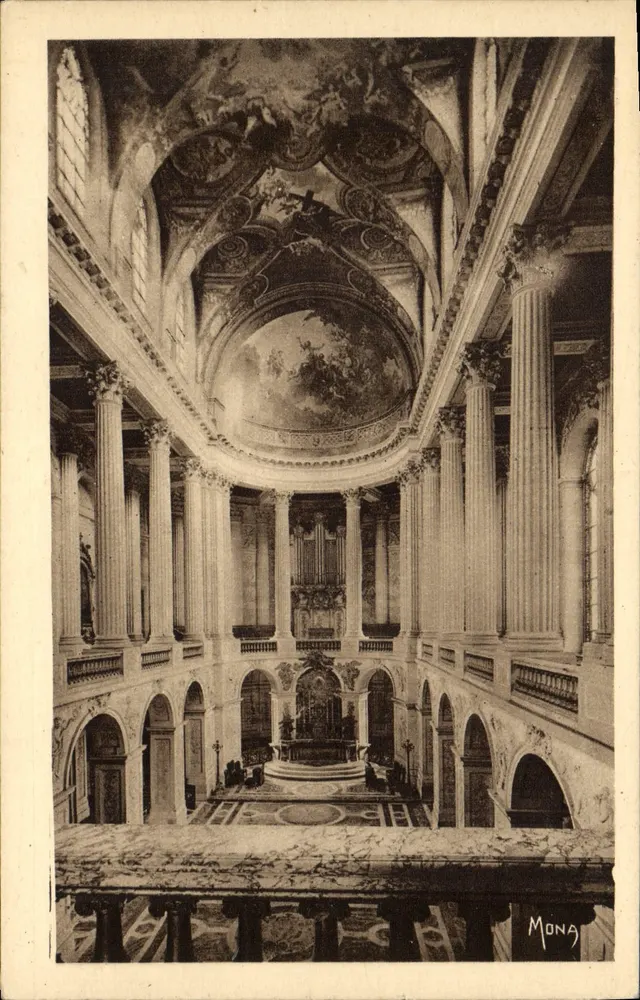 A Capela de Versailles — construída por Mansart no final do reinado de Luís XIV — edições MONA n°312 - Frente