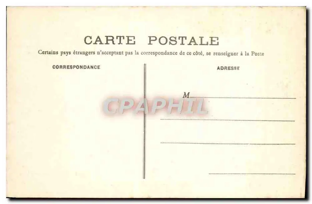 Montlhéry (S.-et-O.) — Rue des Juifs, Institution de Jeunes Filles dirigée par Madame Barbe — Restes de la Porte de Laborde — Edition J. Desgouillons - Rückseite