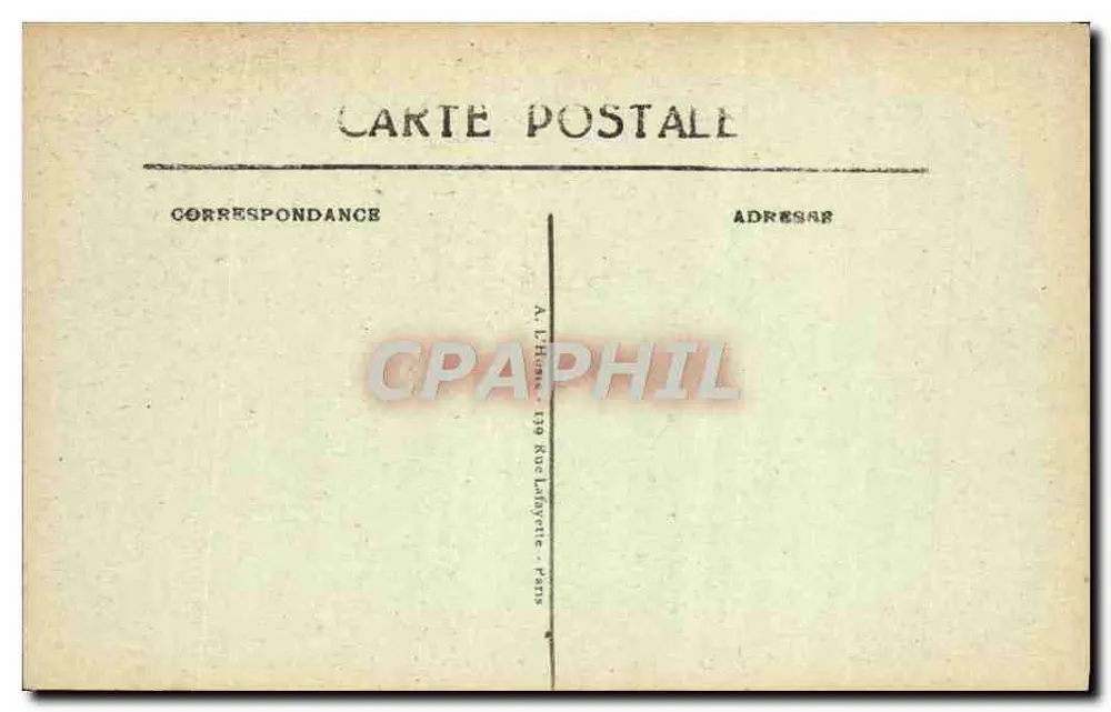 Refectorium der Mönche — Abtei Royaumont — Édition L'Heure - Rückseite