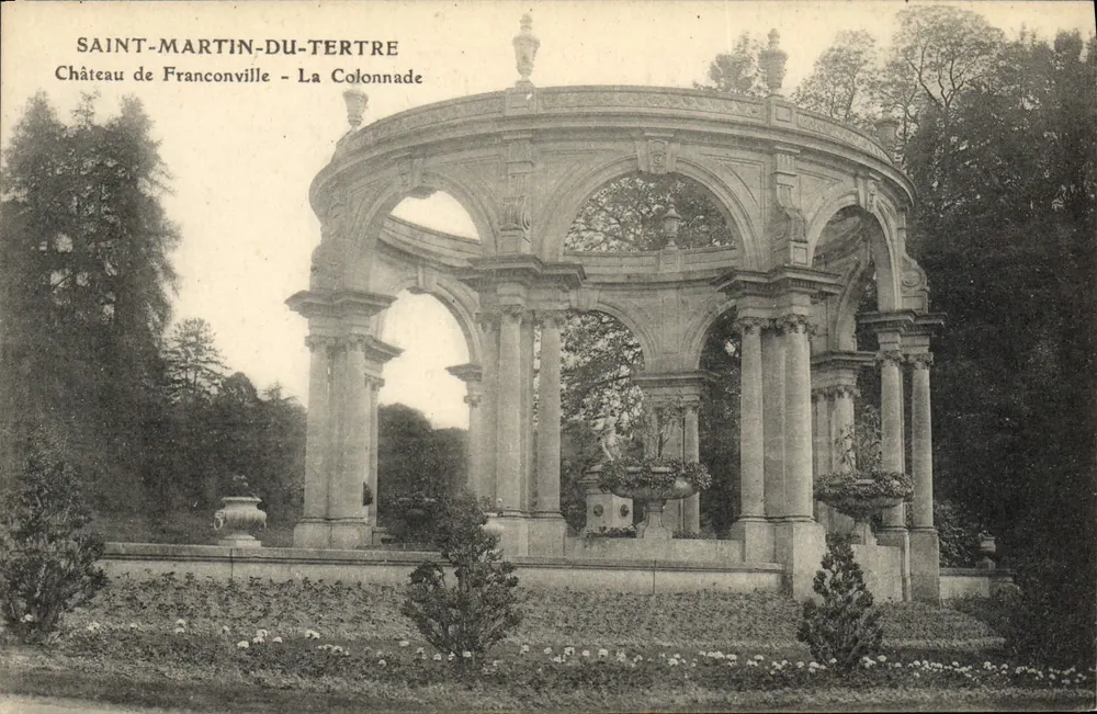 Saint-Martin-du-Tertre — Schloss Franconville - Die Säulenreihe — Frémont, Verlag Beaumont-sur-Oise - Vorderseite