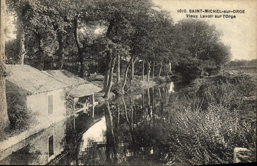Saint-Michel-sur-Orge — Vieux lavoir sur l'Orge — Édition Juvias, n° 1010 - Vorderseite