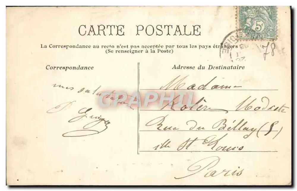 Vale de Chevreuse — Cachoeira do Grande Moulin — Vaux-de-Cernay — editor Puechry - Verso