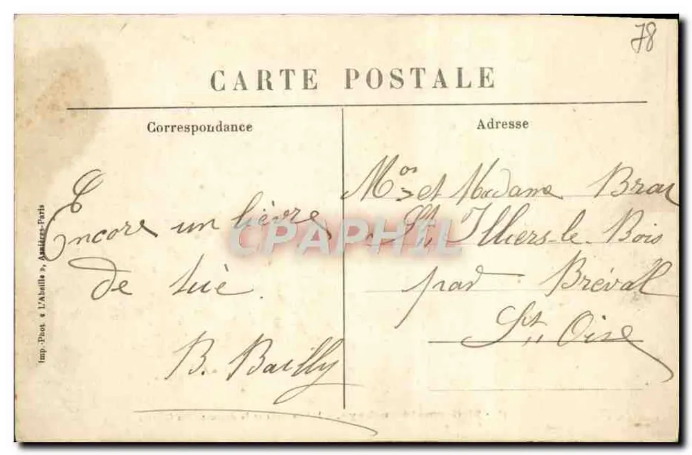 St-Germain-en-Laye - Die Aufzug und Abstieg in die Höhlen — L'Abeille, n°58 - Rückseite