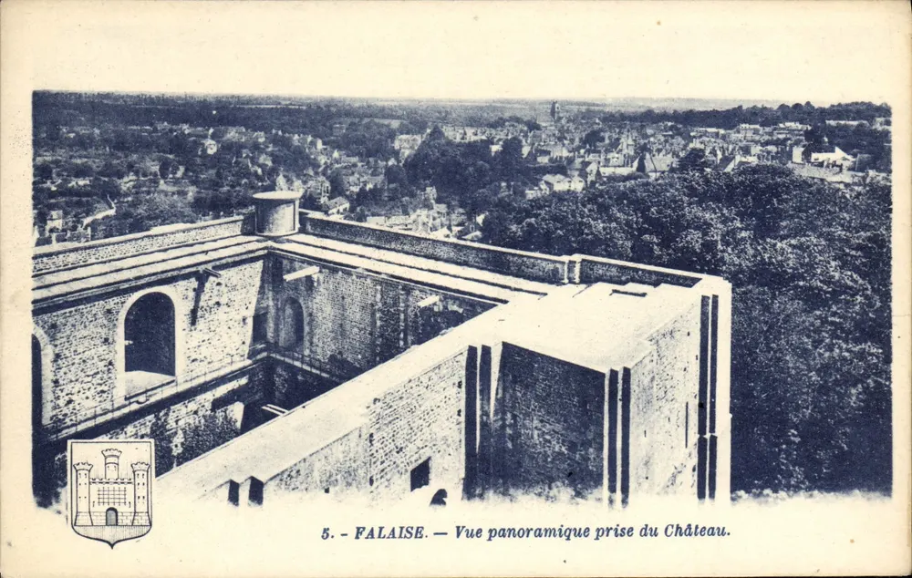 Klippen — Panoramablick vom Schloss — G. Artand, Verlag, Nantes, Nr. 5 - Vorderseite