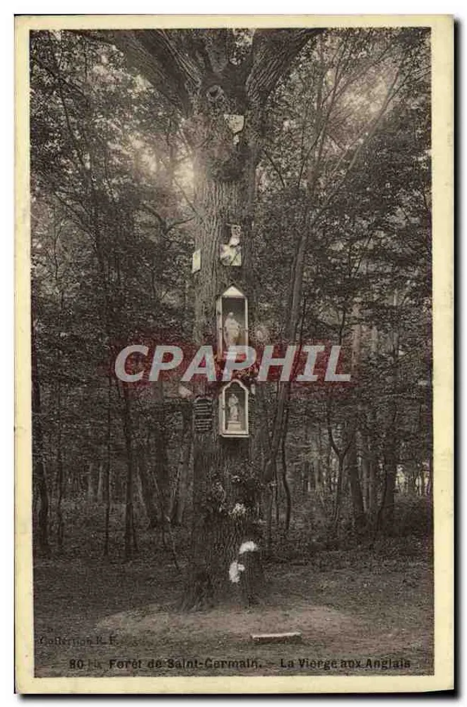 Floresta de Saint-Germain — A Virgem dos Ingleses — P. Dédéron N.F. 80 - Frente