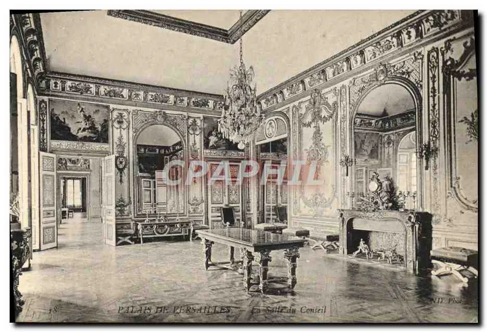 Palácio de Versalhes — A Sala do Conselho — VII. Phor - Frente