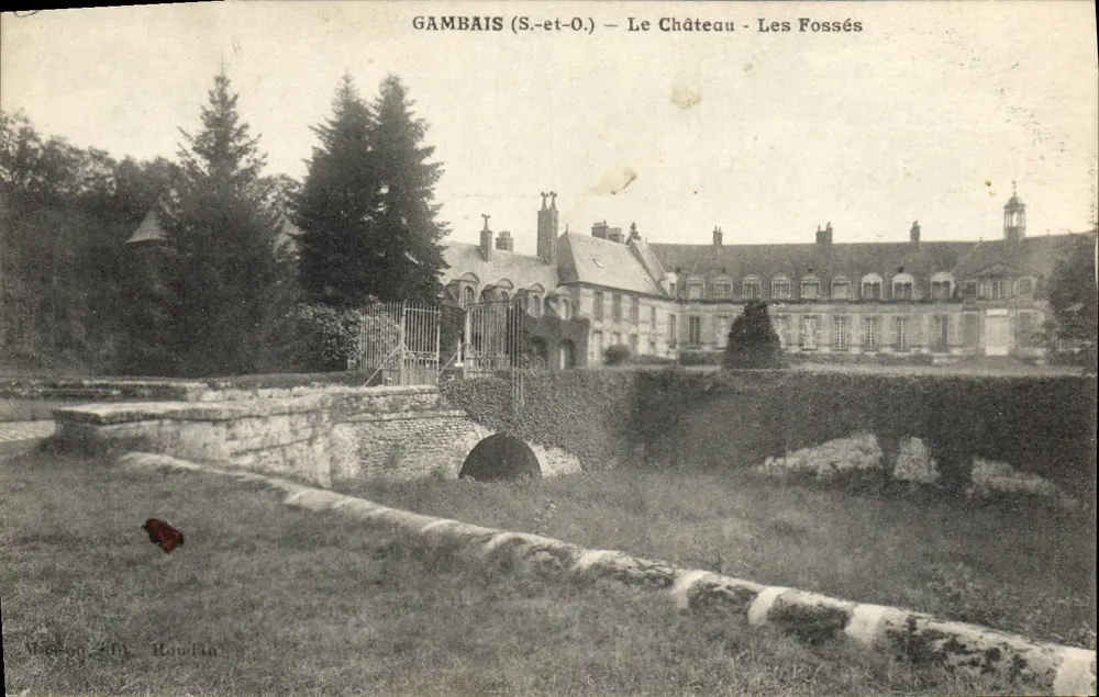 Gambais (S.-et-O.) — Schloss — Die Gräben — Haulin - Vorderseite