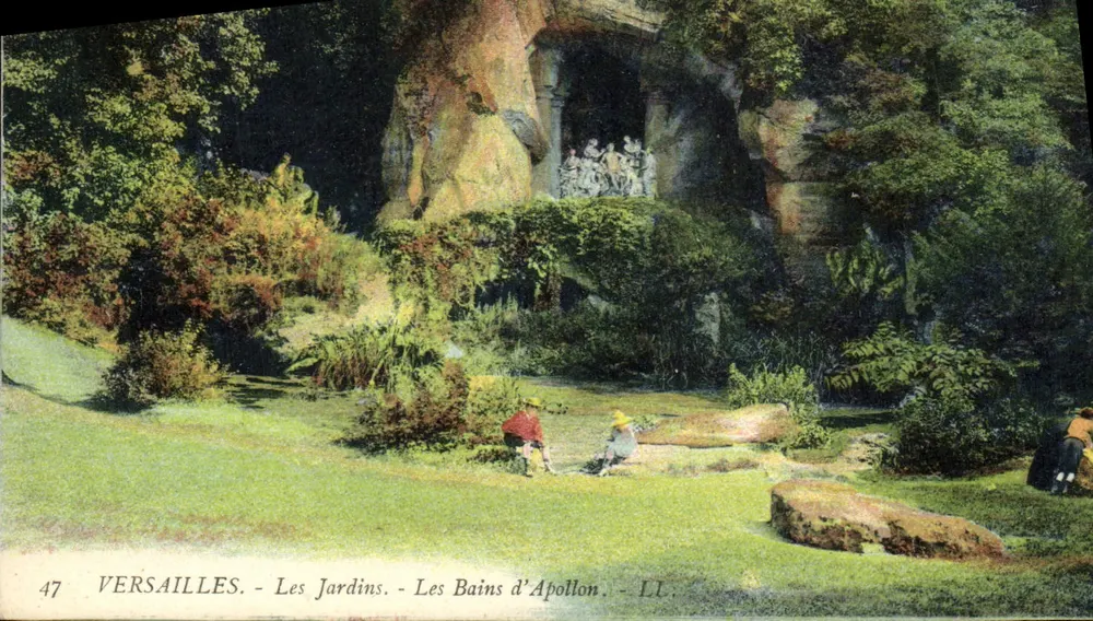 Versailles - Os Jardins - Os Banhos de Apolo - LL. - n°47 - Frente