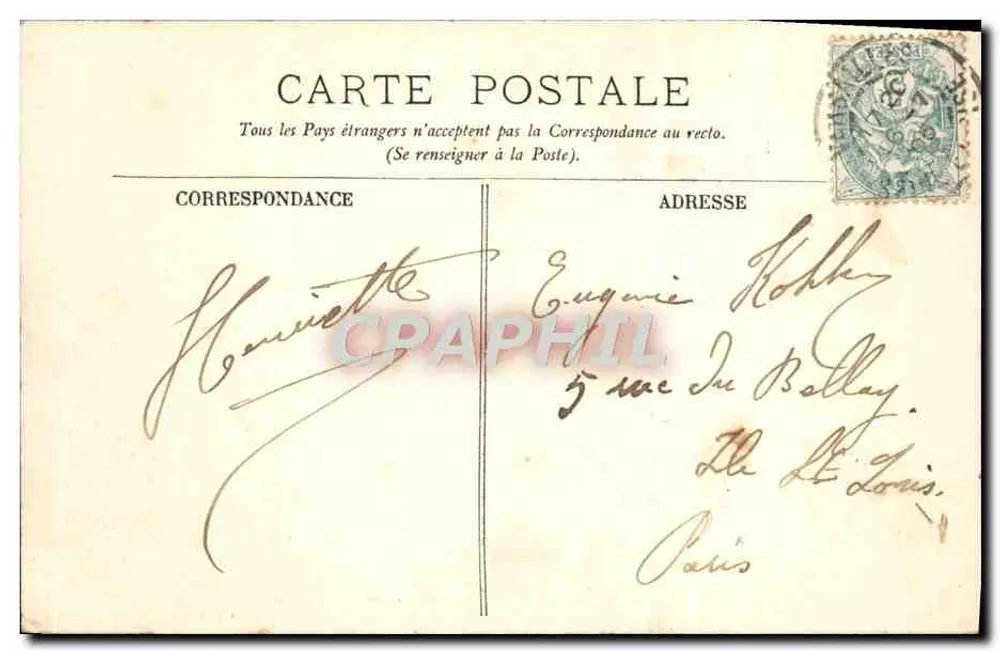 Versailles — Petit Trianon — Carro do Sacre de Carlos X — LL. — n° 223 - Verso