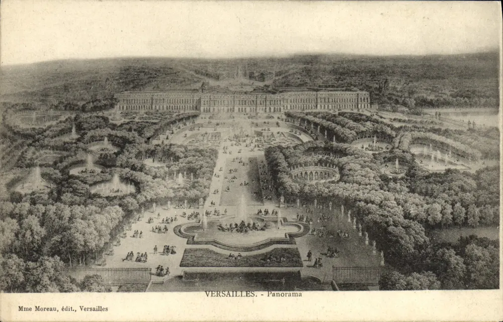 Versailles - Panorama — Mme Moreau, editora, Versailles - Frente