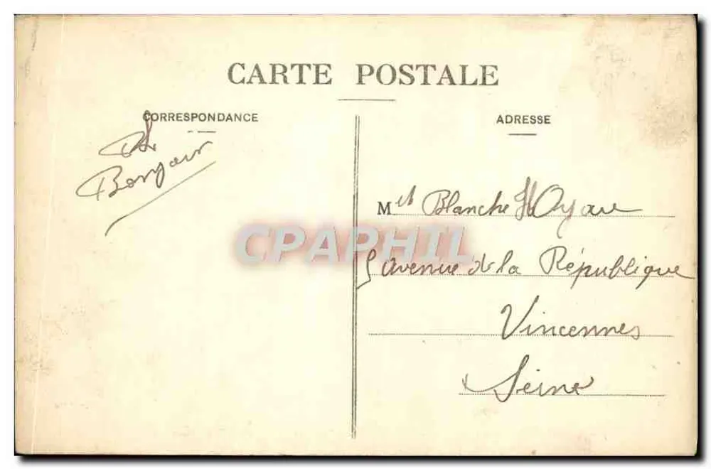 Saint-Germain-en-Laye - Der Parterre - Liebe und Wahnsinn, von Darbefeunille - Rückseite