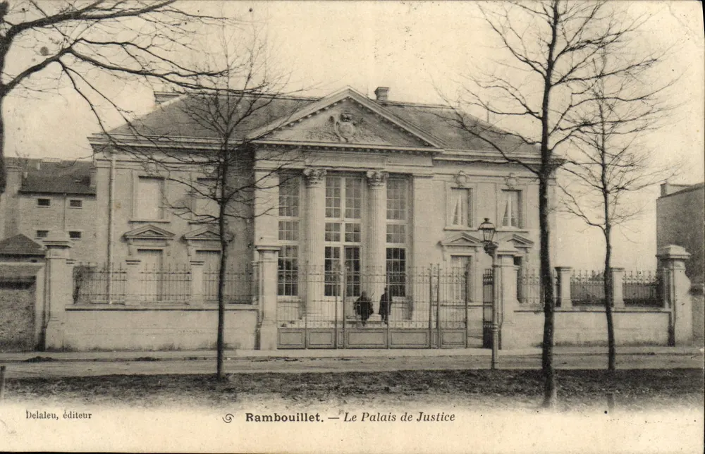 Rambouillet — O Palácio de Justiça — Delaleu, editor - Frente