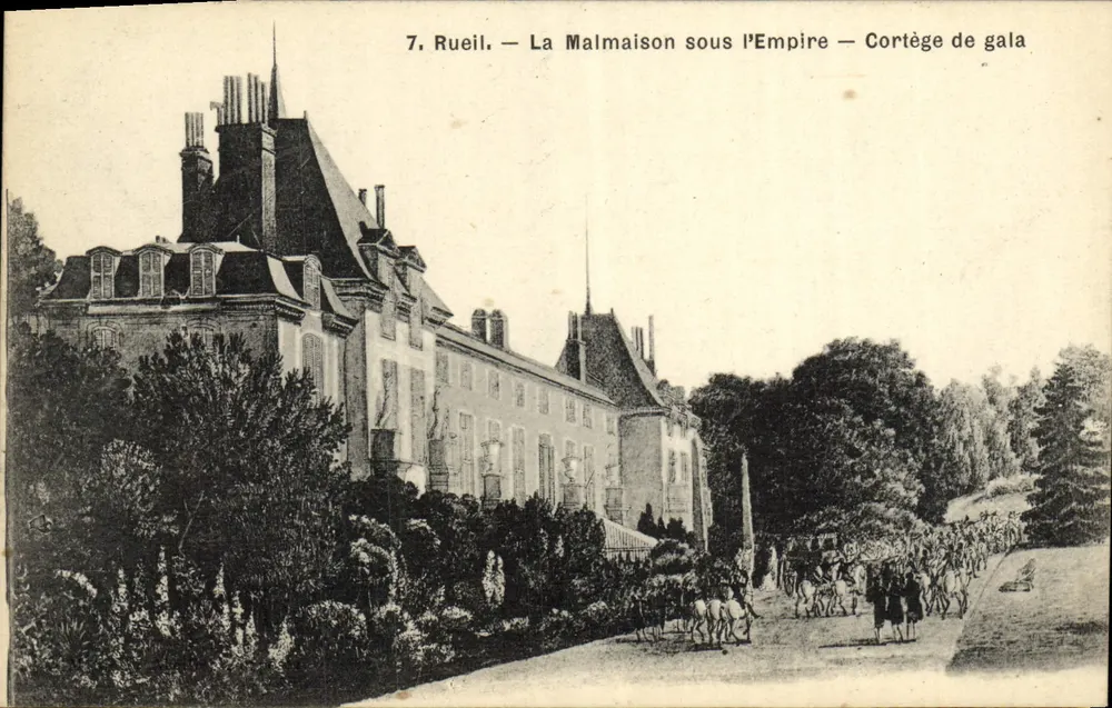 Rueil — La Malmaison unter der Herrschaft Napoleons — Gala-Prozession - Vorderseite