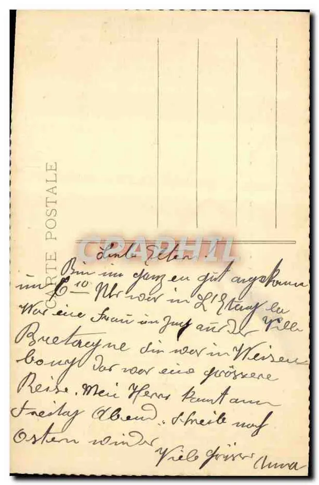 Pavillon der Wachen und Kapelle des Schlosses MARLY-LE-ROI — Edition Desveaud, n°7 - Rückseite