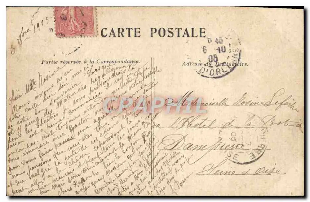 A Marne — No Parc Saint-Maur. — Editor não visível, n° de série não visível - Verso