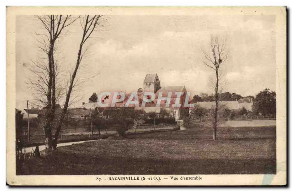 Bazainville (S.-et-O.) — Vue d'ensemble — éditeur inconnu, n° 87 - Frente
