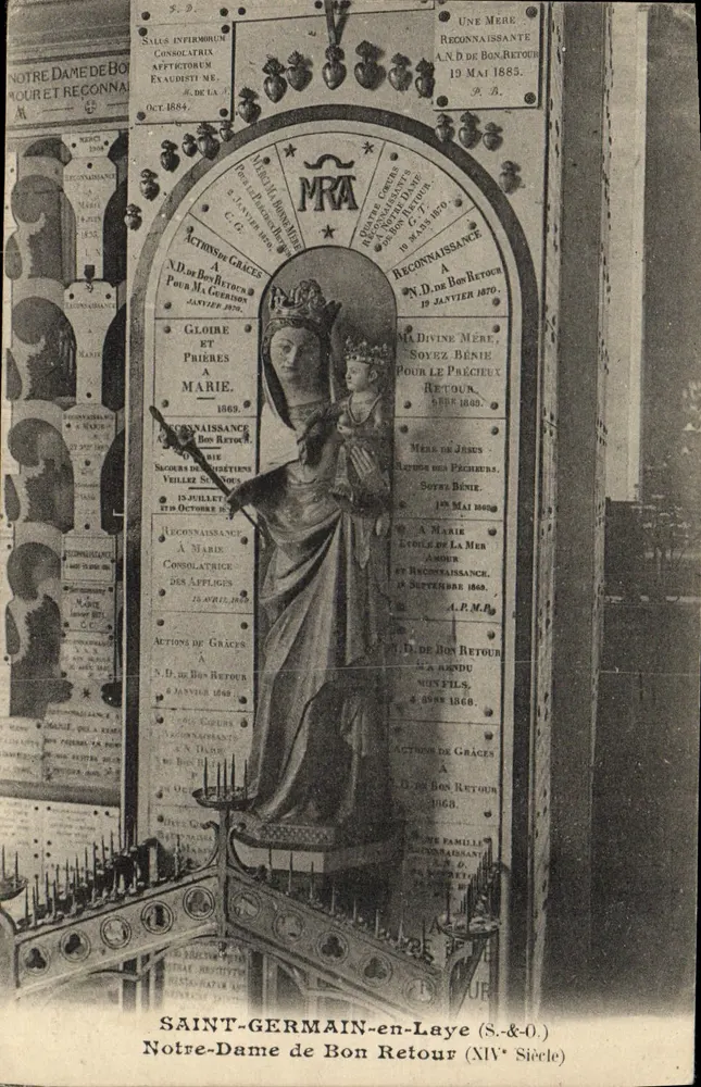 Notre-Dame de Bon Retour — Saint-Germain-en-Laye — Verlag I.P.M. Nr. XIV - Vorderseite